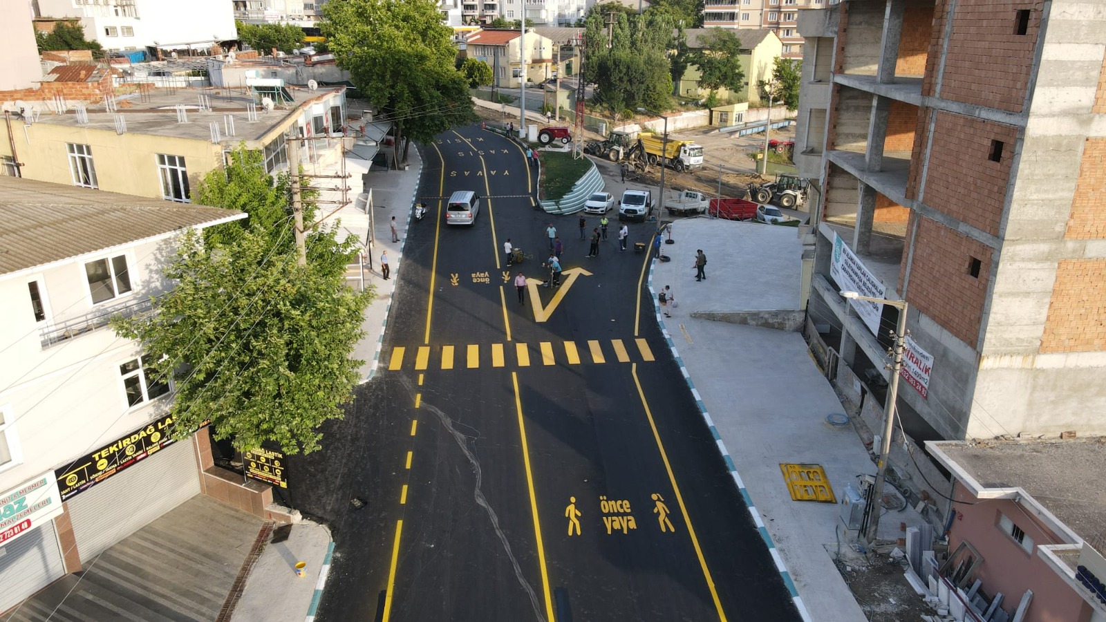 Süleymanpaşa Belediyesinden bir ayda 97 bin metrekare asfalt serimi